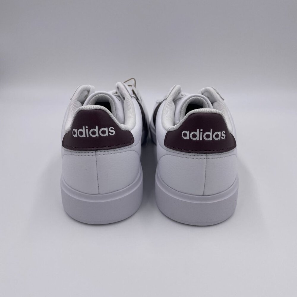 adidas Grand Court 2.0 White / Dark Brown Women's Shoes - Picture 4 of 8